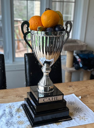 Another view of the Lauzier Cup